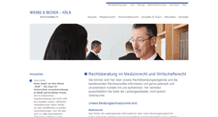 Desktop Screenshot of kanzlei-wbk.de
